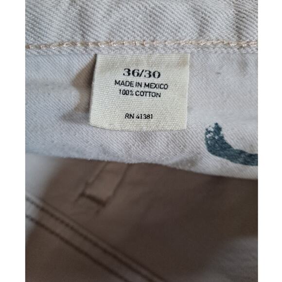 Polo Ralph Lauren White Slightly Distressed Jeans Size 36x30 - Picture 4 of 8